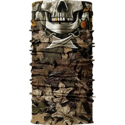 Skull Bandana Balaclava Hunting Fishing Outdoor Military Breathing Motorcycle Ski Cycling ProtectionTA-27