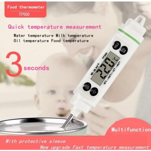 Odatime Digital Kitchen Thermometer Water Milk Meat Temperature Gauge Cooking Food Probe Electronic Test Tool Kitchen Supplies