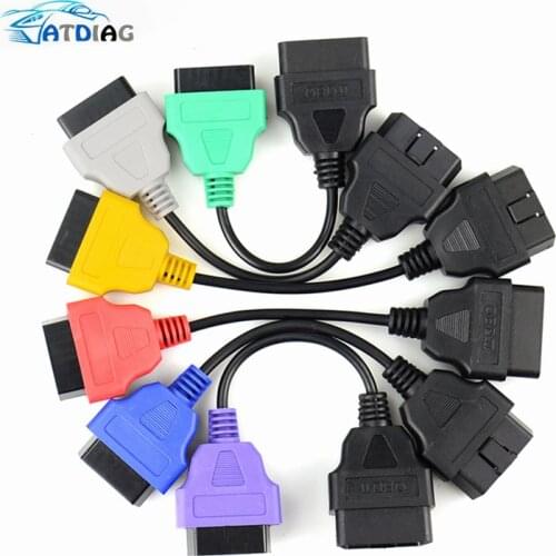 2021 New Arrival FiatECUScan Adapter OBD OBD2 Connector MultiECUScan ABS Airbag obd2 scanner Diagnostic cable for Fiat ECU Scan