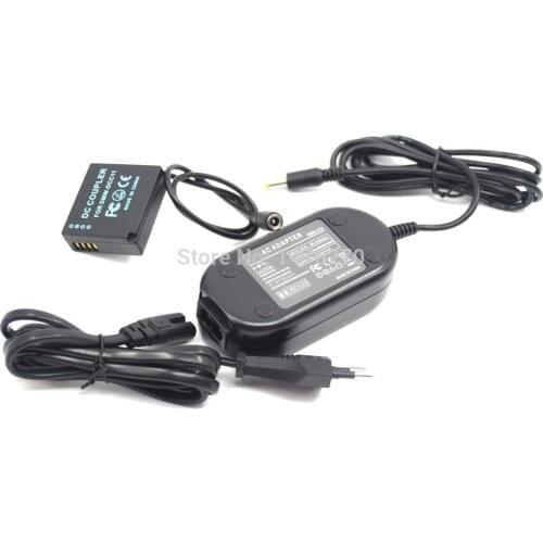 DMW-AC8 power Adapter charger+DMW-DCC11 DMW-BLG10 DMW BLE9 BLE9E BLE9PP dummy battery for Lumix DMC GF6 GF5 GF3 GF3K GX7 S6 TZ85
