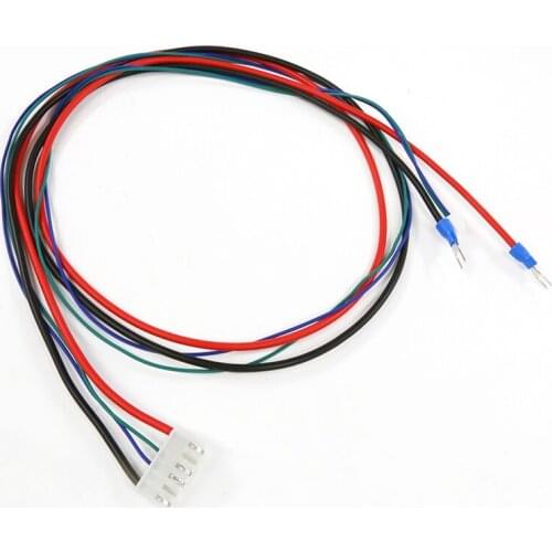 Anet A6 A8 e10 e12 MK3 3d printer cable Heatbed line Cable Upgraded hotbed thermistor cables for Anet RepRap i3 3d printer parts