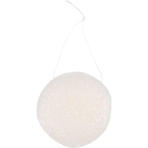 Konjac Konnyaku Jelly Fiber Face Makeup Wash Pad Cleaning Sponge Puff Exfoliator-white