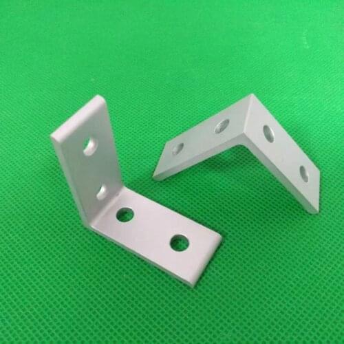 4 Holes 90 Degree Bracket Fastener 2020 2040 3030 3060 4040 4080 4545 4590 Angle Aluminum Connector Aluminum Profile Accessories