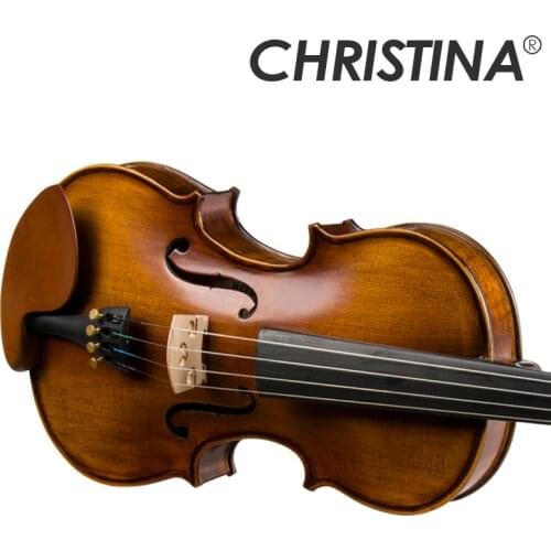 CHRISTINA Violin Children Beginners Professional Hand-Playing University Generations Practice Solid Wood v04