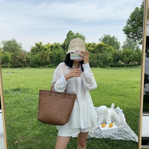Fashion Exquisite Shopping Bag Women Straw Shoulder Bag Summer Beach Hollow Lady Woven Holiday Totes Large Capacity Handbag