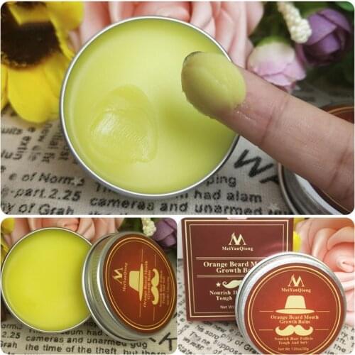 Men Beard Moustache Growth Balm Moisturizing Smoothing Care Cream Grooming MH88