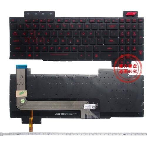 NEW Laptop US Keyboard for ASUS ROG FX503 FX503V FX63 FX63V FX503VM FX503VD FX63VD FX63VM ZX63V Red Keyboard with Backlit