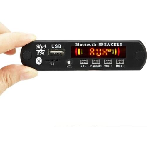 2021 New Automobile Car Bluetooth MP3 WMA FM AUX Decoder Board Plate Module TF SD Card