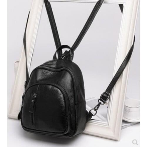 2021 New Fashion Woman Backpack High Quality Youth PU Daypack Backpacks for Teenage Girls Female School Bag Book Backpacks