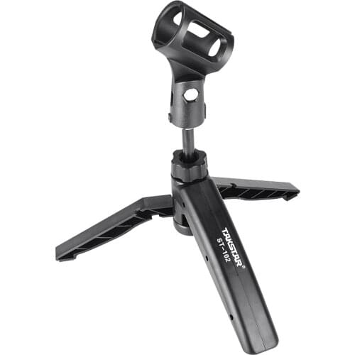 Original Takstar ST-102 Microphone Tripod ABS material plastic folding tripod table stand for microphone