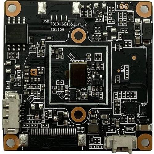 5MP T31X+GC4653 IP Camera Module Board H.265 2592*1904 20FPS MIC Audio Interface ONVIF Motion Detection 38*38mm with Radiator