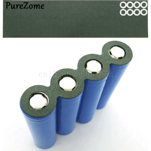 100Pcs/Lot 18650 Battery Anode Hollow Insulation Pad Pointed Barley Paper Gasket