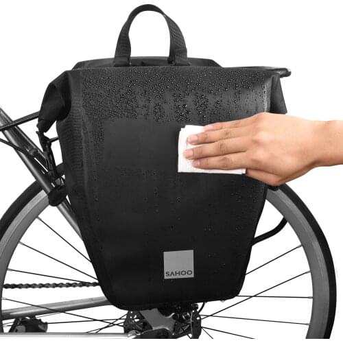 20L/10L Cycling Bike Bag Waterproof Bicycle Rear Rack Bag Tail Seat Trunk Bags Pannier 27L Big Basket Case MTB Bike Accessories