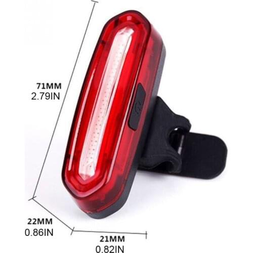 Bike Taillight Waterproof Rear Light Usb Charging Cycling LED Warning Light