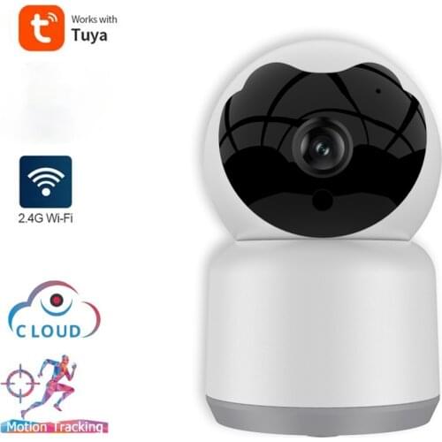 2MP Tuya Smart Camera WIFI Wireless Home Security Camera IR Night Vision Two Way Audio CCTV Surveillance Pet Baby Monitor