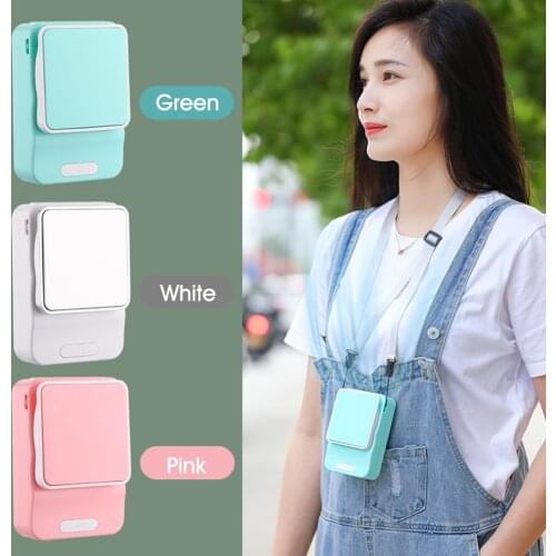 3 Speeds Mini Lanyard Fan Portable Fan Clip On Summer Cooling Fan Rechargeable Bladeless For Home Outdoor Office Fan Tools