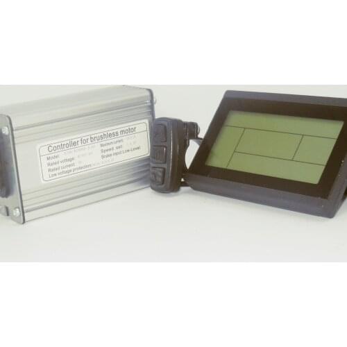 36V48V 350W 18Amax Brushless DC Motor KUNTENG LCD Controller Ebike Controller +KT-LCD3 Display One Set