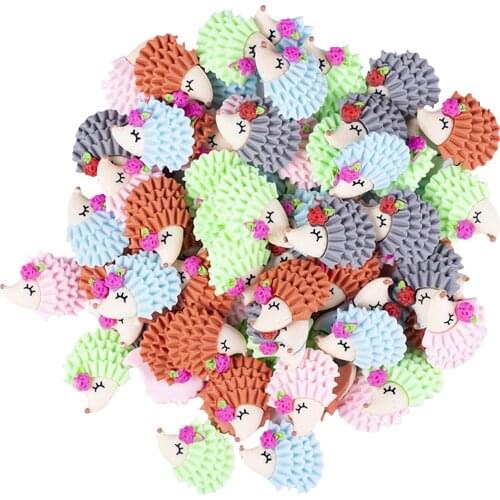 50x Mixed Color Flat Back Resin Cabochons Beads Scrapbooking Accessories