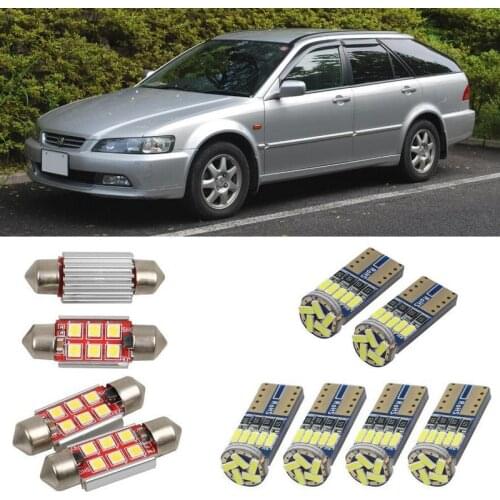 Interior led Car lights For Honda accord 6 aerodeck cf estate ck cg ch cf8 sedan bulbs for cars License Plate Light 6pc