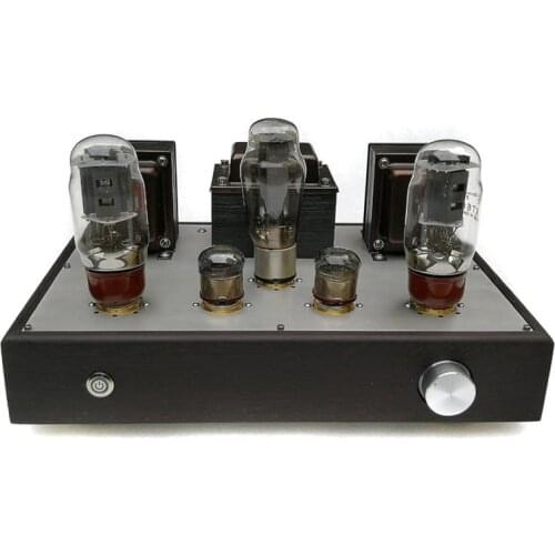 6J8P 717A pushes KT88 KT66 EL34 6P3P single-ended tube power amplifier with bile rectification. Frequency response 20-30KHz ±1db