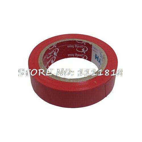 76mm x 18mm Red PVC Electrical Wire Cover Insulated Tape Film