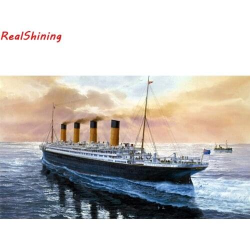 5D Diy Diamond Painting Cross Stitch full Square Diamond Embroidery Titanic picture for room Decor H1230