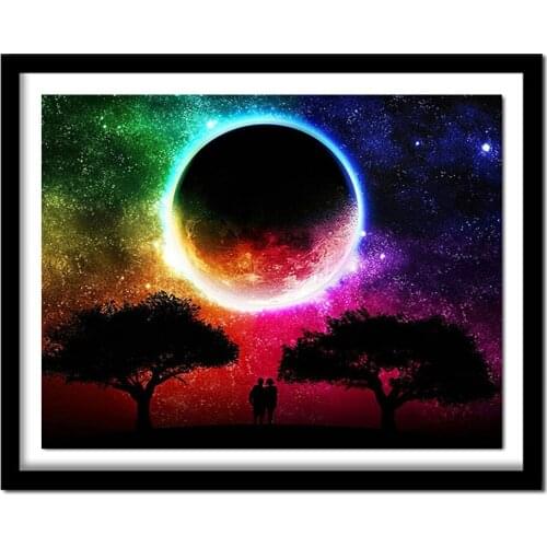 Diamond Painting,Starry Sky,5D,DIY,Needlework,Embroidery,Cross Stitch,Round Rhinestone,Decoration,Crafts,Fashion,Art,Gift