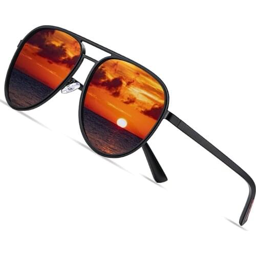 AOFLY Anti Glare Polarized Sunglasses Mens Gradient Lens Fashionable Driving Pilot Shades Women Brand Design gafas de sol UV400