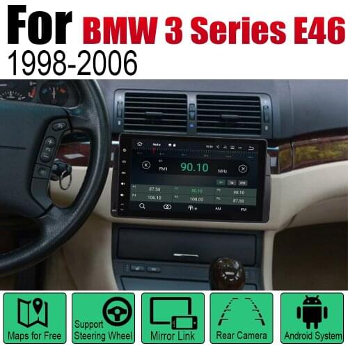 For BMW 3 Series E46 1998~2006 Android Auto Radio DVD Car Multimedia Player GPS Navigation System Radio Stereo