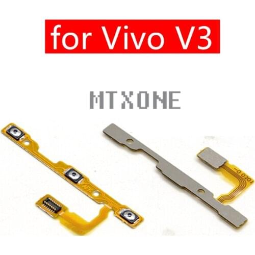 For Vivo V3 Power Volume Side Key button Flex Cable for Vivo V3 On Off Switch Flex Cable Replacement Repair Parts