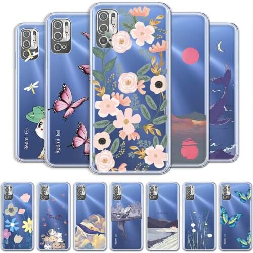For Redmi Note 10 5G Case Fundas on Redmi Note 10 Clear Protective Cover Transparent Soft Case For Xiaomi Redmi Note 10 5G Coque