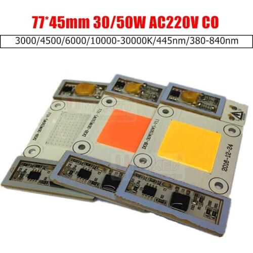 COB LED Chip Phyto Lamp 30W 50W LED Diode Grow Lights fitolampy For Seedlings Indoor DIY Hydroponics 110V 220V