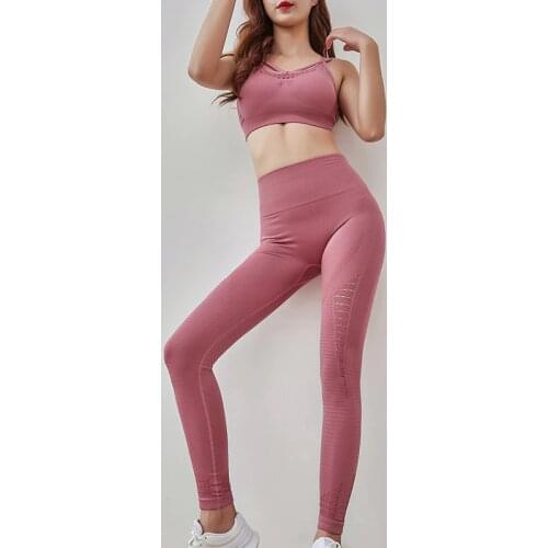 CXUEY Seamless Yoga Set 2020 Sportswear Woman Gym Clothing Push Up Jogging Fitness Suit Women Adjustable Bra Workout Sport Kit