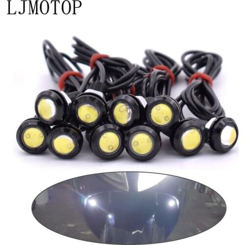 DC 12V Eagle Eye LED 18mm Hawkeye DRL Daytime Running Light Signal Bulb For Moto Guzzi STELVIO V7/V9 Classic Racer Stone Special