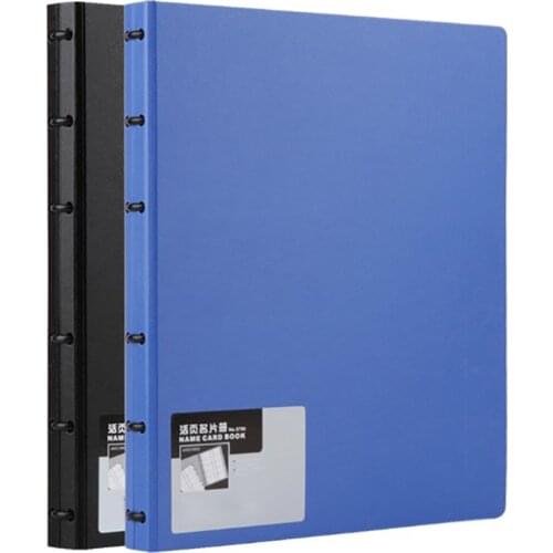 300 pockets PP Large-capacity Loose Leaf business Card Holder Waterproof Thicken Business Card Book 600 Business Cards Capacity