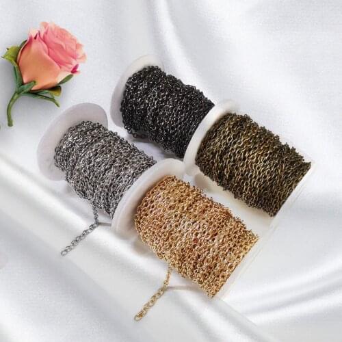 Ten Meter/Roll Chain With Fine Chaindiy Jewelry Accessories Material