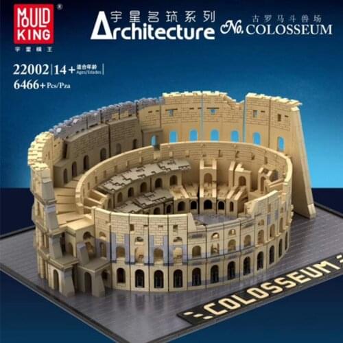 MOULD KING MOC Streetview The Architecture Colosseum model sets Building Blocks Assemble Bricks Kids DIY Toys Christmas Gifts