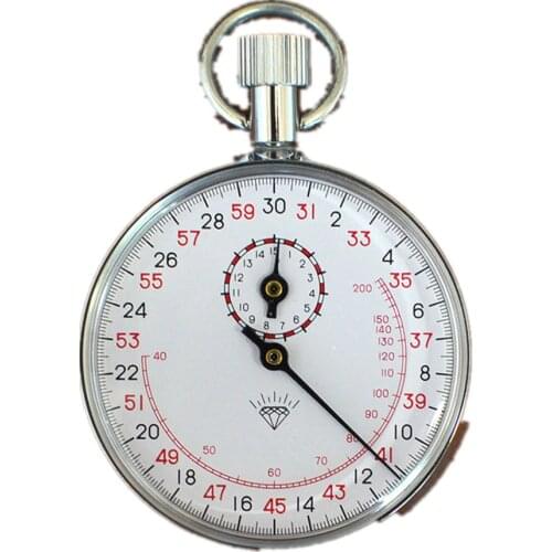 JM-807 Mechanical Stopwatch Metal Stopwatch Timer With Pulse Meter