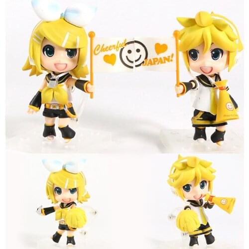 Kagamine Ren 190 / Kagamine Rin 189Cheer Ver Action Figure Collectible Model Toy