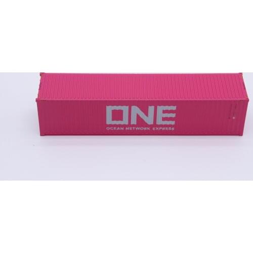 Collectible Diecast Toy Model Gift 1:50 Scale ONE Ocean Network Express 40 Foot Truck Container Model For Business Gift,Display