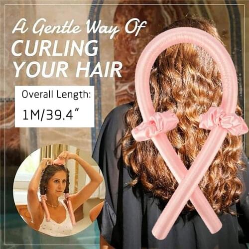 Heatless Curling Rod Headband Lazy Curler Silk Curling Ribbon Silk Curling Ribbon Heatless Hair Curling Ribbon Make Hair Curly