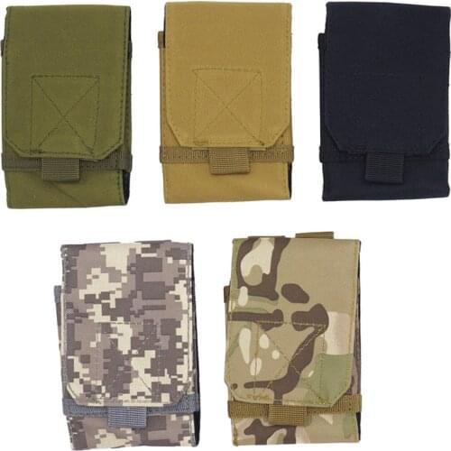Military Tactical Camo Belt Pouch Bag Pack Phone Bags Molle Pouch Belt Camp Pocket Waist Fanny Bag Phone Case Pocket For Hunting