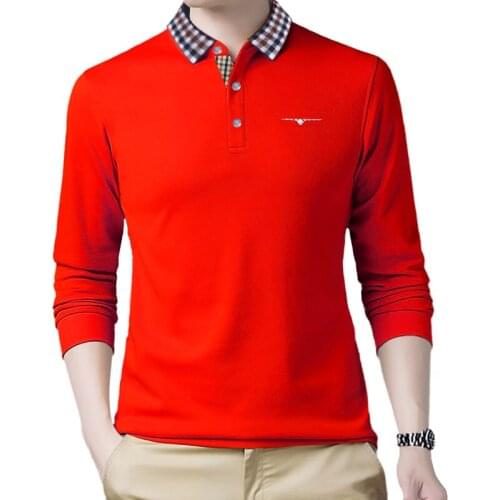 SHABIQI 2021 New Brands Mens Long Sleeve POLO Shirts Long Sleeve Camisas Polo Stand Collar Male Polo Shirt Plus Size M-9XL 10XL