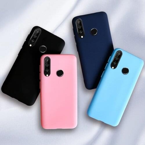 Silicone TPU Soft Case Huawei P30 P20 P40 P10 P9 Pro Lite Mate 10 20 Pro Lite Y5 Y6 Y7 Y9 2018 2019 Case With fingerprint hole