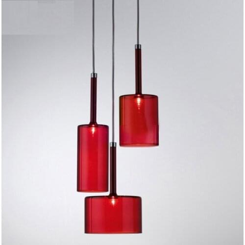 Modern designer pendant lamp Transparent Glass Spillray M Pendant Light Nordic simple lights Bar Coffee Shop suspended luminair