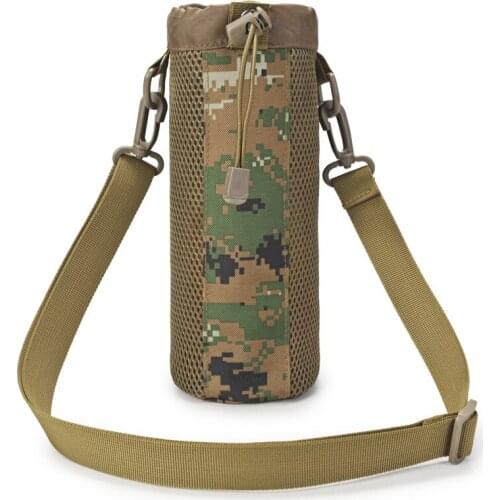 Outdoor One Shoulder Kettle bag Water bottle insulation bag Portable bottle Waist Bag Camouflage cup cover water bottle covers