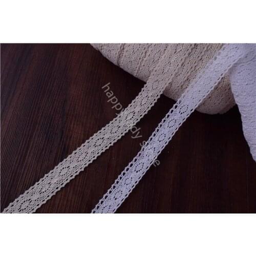 Antique Style Crochet Cotton Cluny Crochet Cotton Lace Trim Edging Wedding Sewing wholesale