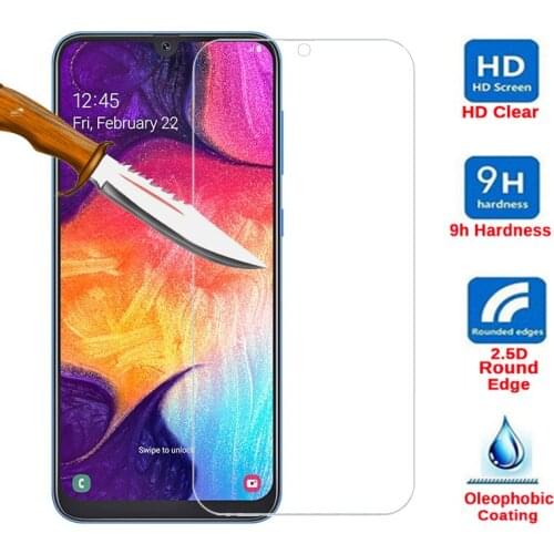 2pcs Tempered Glass For Samsung Galaxy A50 A70 A40 A30 Screen Protector Protective Film For Samsung A 50 SM A505 A10 M20 Glass