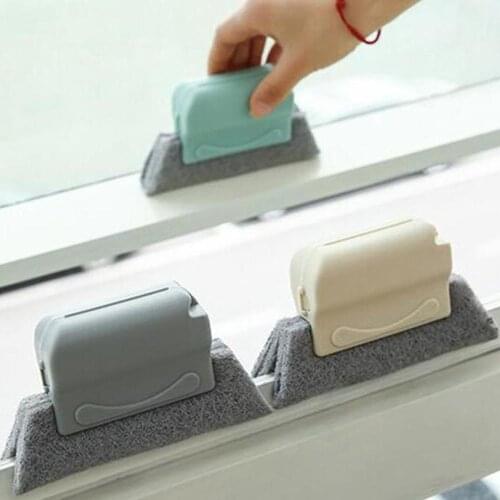 1PC Window Groove Gap Cleaning Brush Window Slot Cleaner Brush Home Door Gap Dirty Cleaning Scraper Brushes Sill Crevice Cleaner
