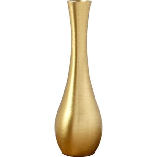 1 Pc Retro Mini Copper Vase Buddha Ornaments Home Decoration Flowers Vase